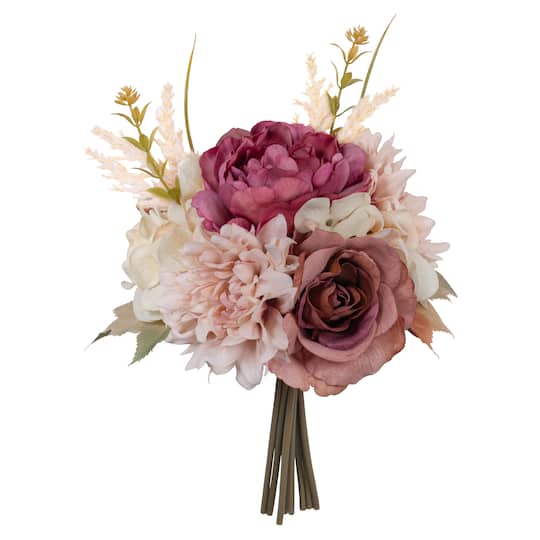 12" Pink Peony & Hydrangea Mix Real Touch Bundle by Ashland®